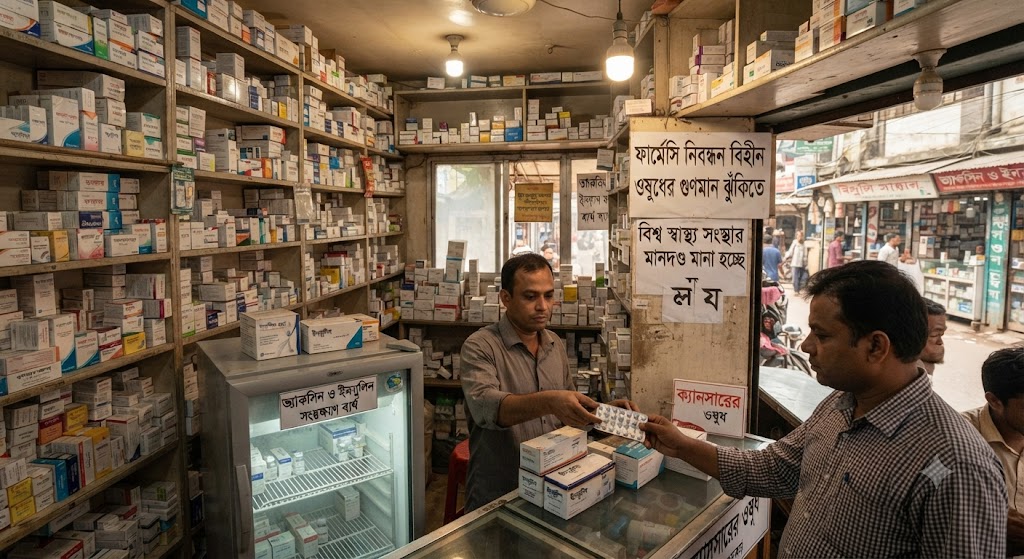 ৯৩ শতাংশেই নেই ওষুধ সংরক্ষণ ব্যবস্থা, অবৈধ ফার্মেসি এক লাখ
