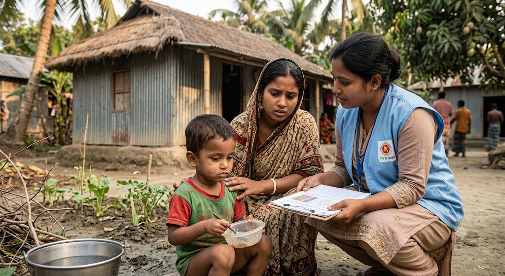 শিশু পুষ্টিতে উদ্বেগ, এখনো খর্বাকৃতির ২৪ শতাংশ